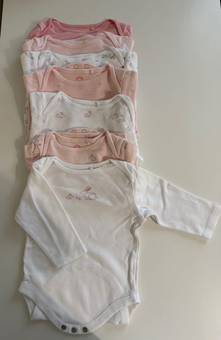 Сет 7 бодита с дълъг ръкав Next 3-6 м