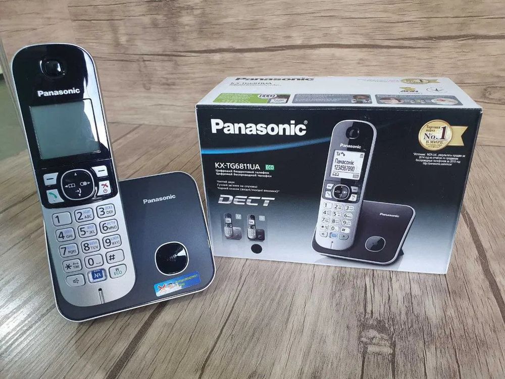 Panasonic KX-TG6811UA радио телефон дамашный панасоник