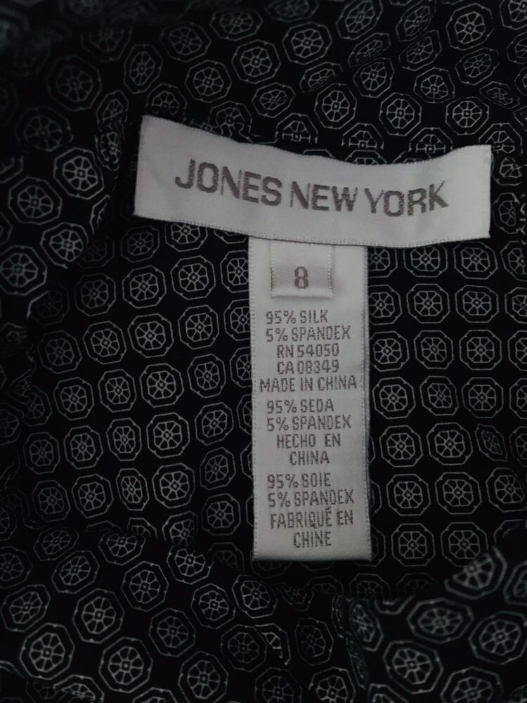 NOU Bluza Jones New York matase marimea 8 (EU36-38)