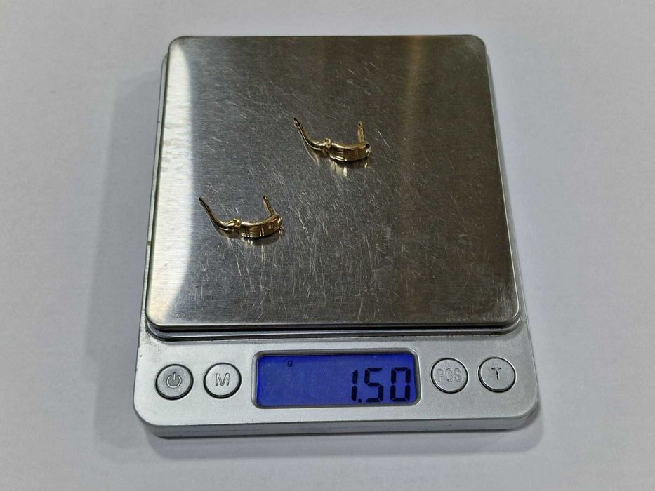 Дамски златни обеци 14К / 1,50 гр.
