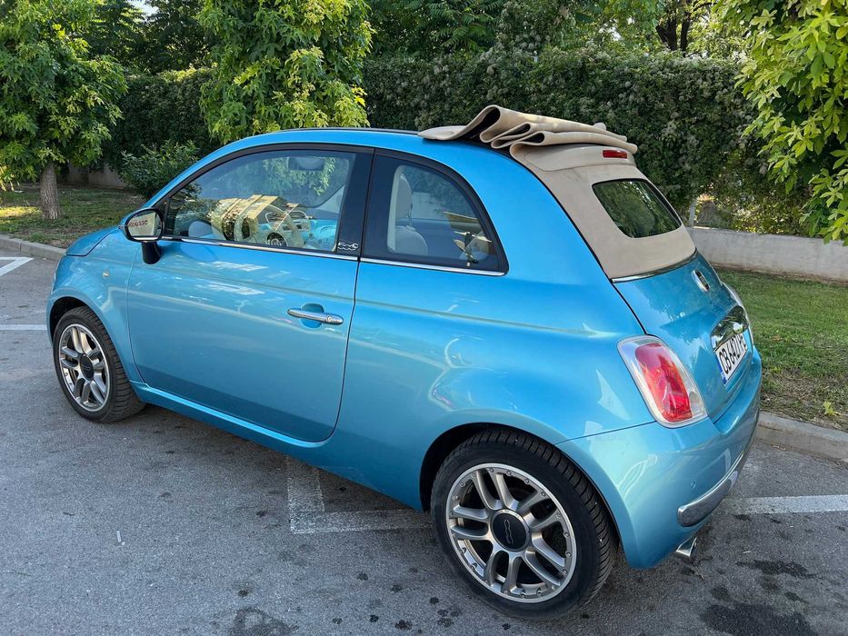 Fiat 500 КАБРИО  1.2 бензин ПЕРФЕКТЕН !!!