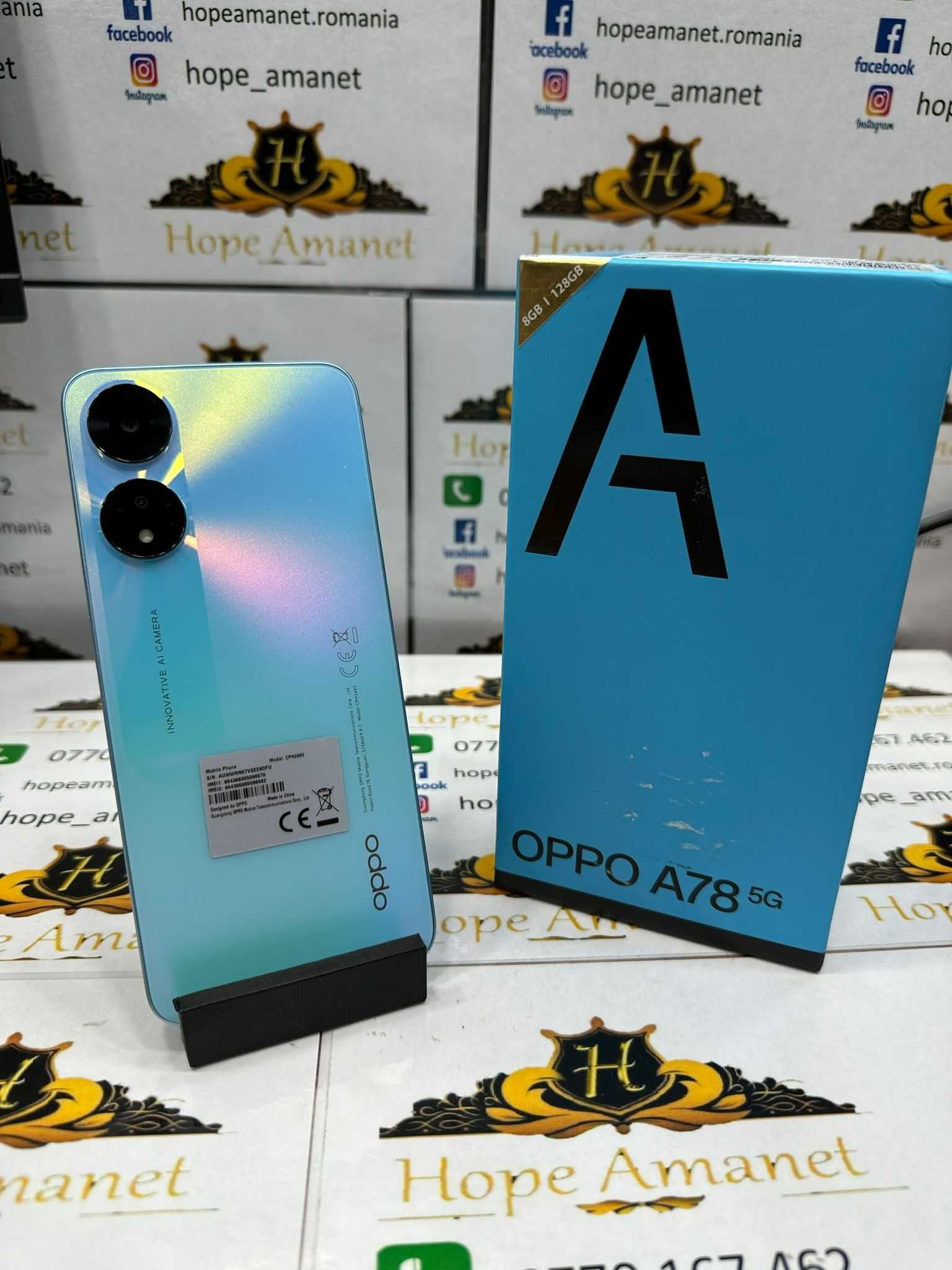 HOPE AMANET P12 - Oppo A78 5G / 128 - 8 GB / FULL BOX !!