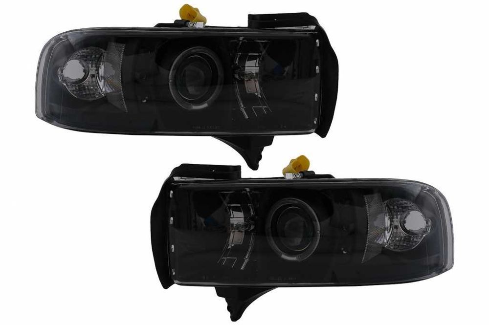 Faruri Angel Eyes Dodge RAM II Pick-Up (1994-2001) Negru