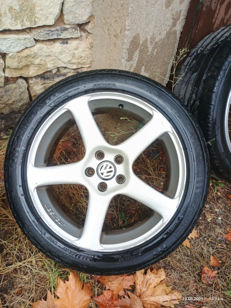 Джанти с гуми lassa 17 5х100 57.1 golf 4