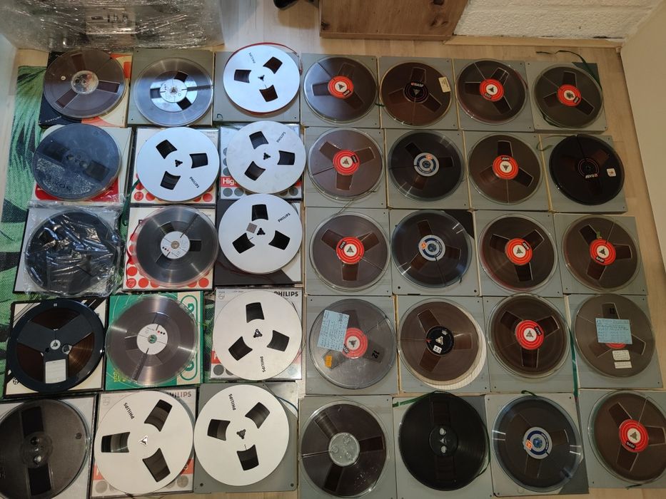 Benzi de Magnetofon 18cm BASF, Philips,Agfa,TDK, Sony