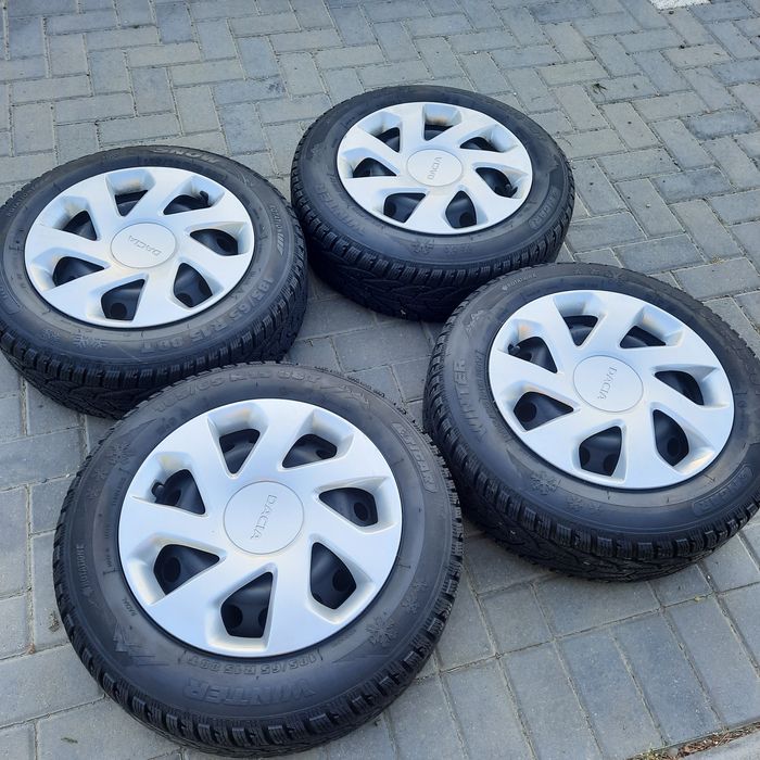 Set roti M+S Logan Sandero Dokker Lodgy jante 185 65 15 dacia jenti