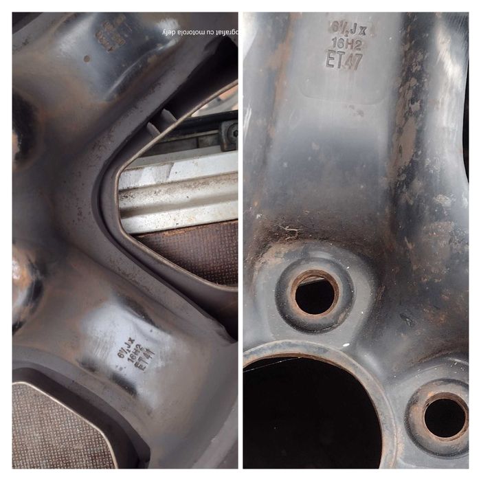 Jante tabla 5x118/16 și 5x114,3/16 structurate și anvelope vara