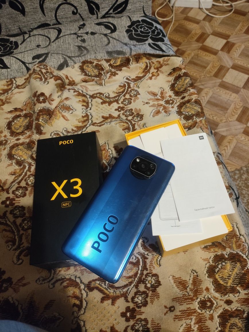 Poco x3 NFC 6/128 память