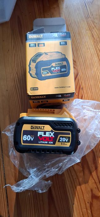 Dewalt flexvolt DCB 609 9AH батерия, двойно зарядно устройство 60/20v