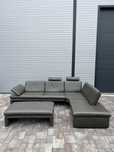 Coltar Living ~ Sufragerie Piele Naturala + Taburet