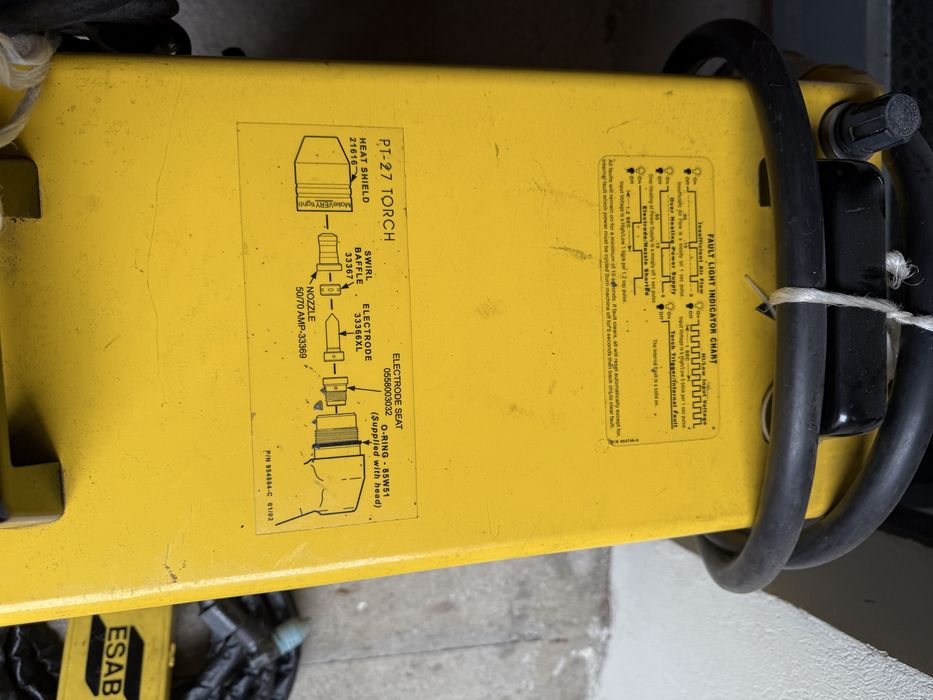 Esab PCM 875A Plasma Cutter Monofazic 100% Funcțional Impecabil