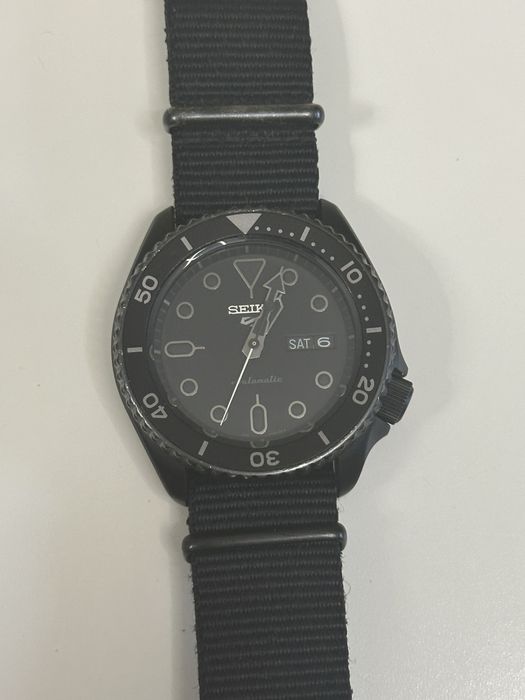 Seiko 5 Sports Blackout Nylon Strap 4R36-07G0