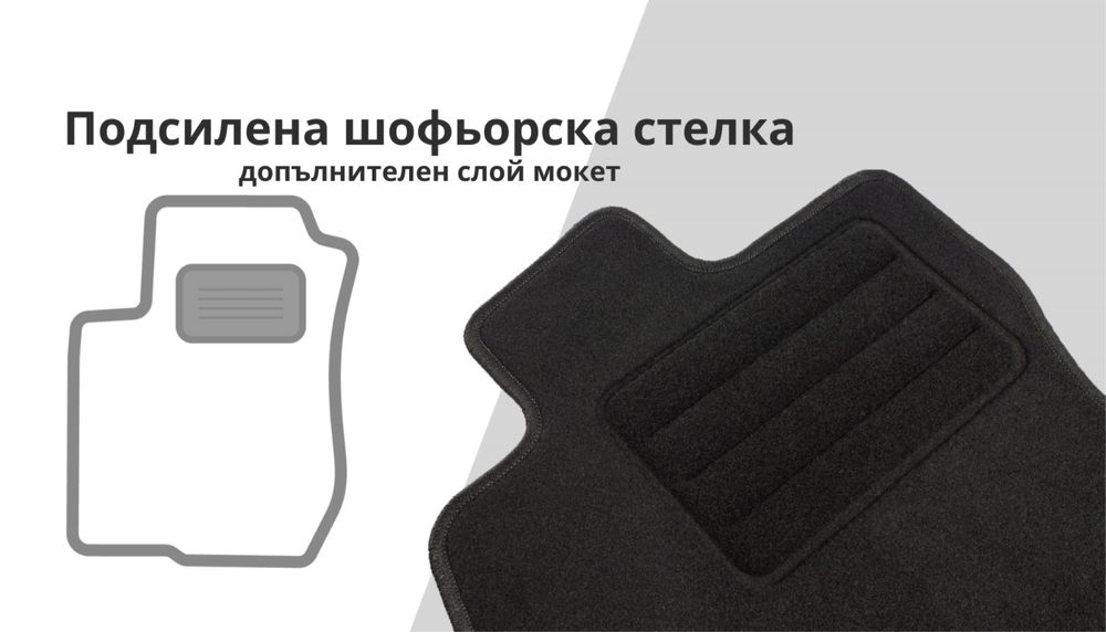 Мокетени стелки за VW Sharan I 7-Местен 1995-2010