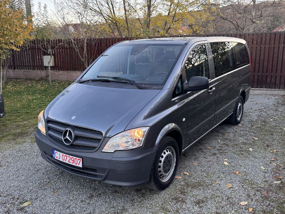 Mercedes benz vito 113 cdi maxi lung ac clima  8+1 m1 2014-KM REALI!