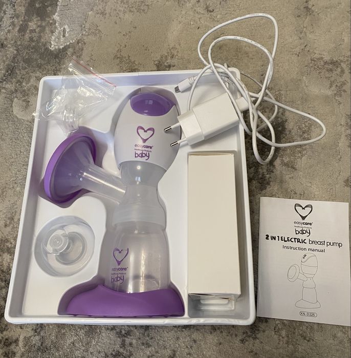 Pompa de sân electrica portabila Easycare 2 in 1 + cadou