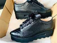 Pantofi de piele casual cu siret