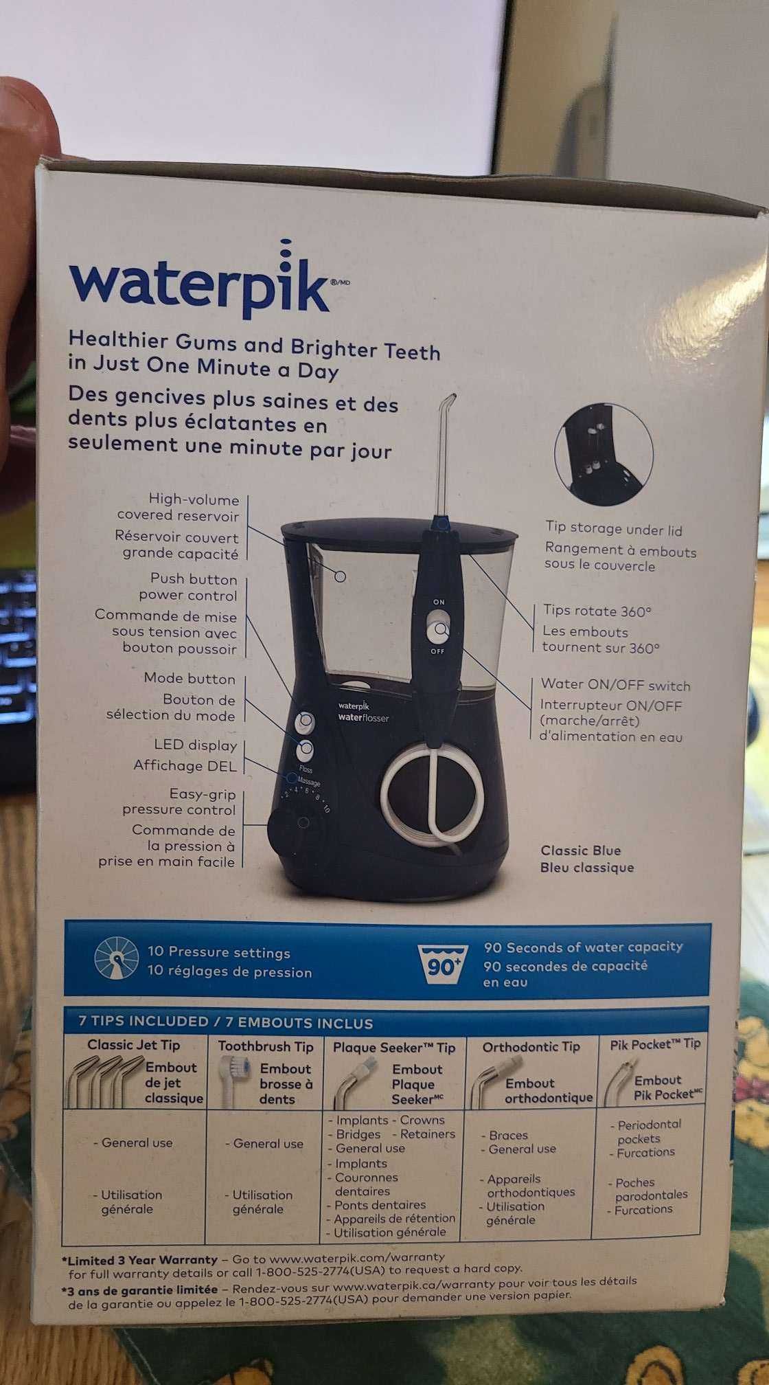 waterpik hidropulser 600 series nou nout adus din America