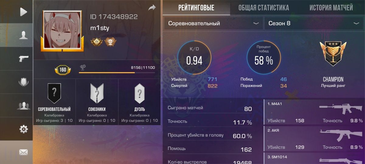 Аккаунт стандофф 2 с ножом