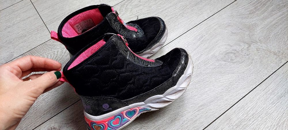 Ghete/cizme fetite Skechers S Lights, 32