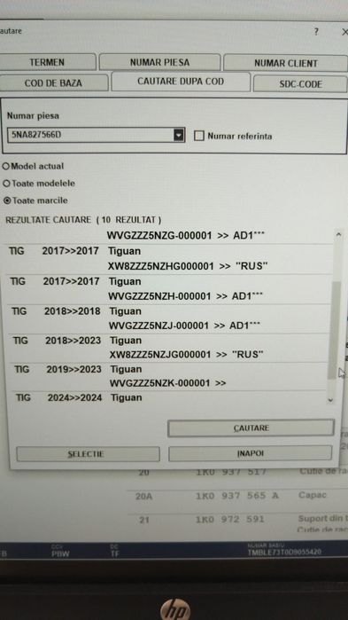 Camera marșarier Vw Tiguan