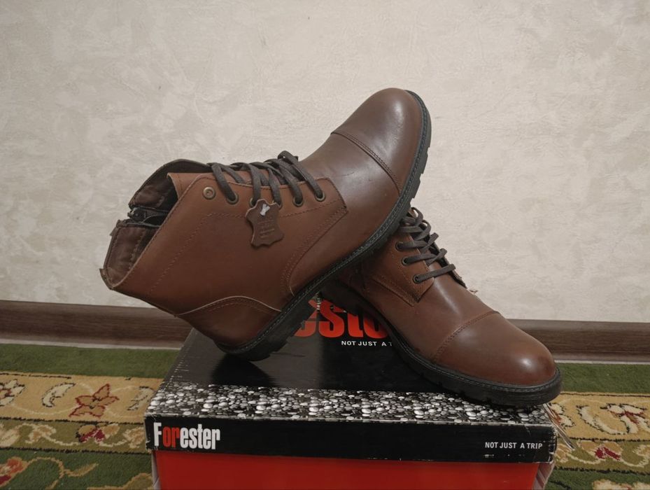 Новые мужские полуботинкиНатуральная кожа