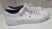 Tommy Hilfiger Essential Leather Lace-Up Trainers  White marime 45