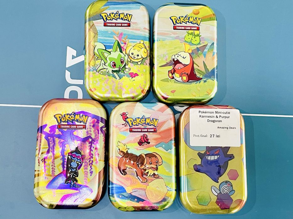Cutii de pokemon desigilate ,complete