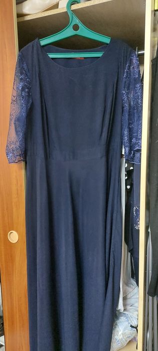 Платье нарядное синее