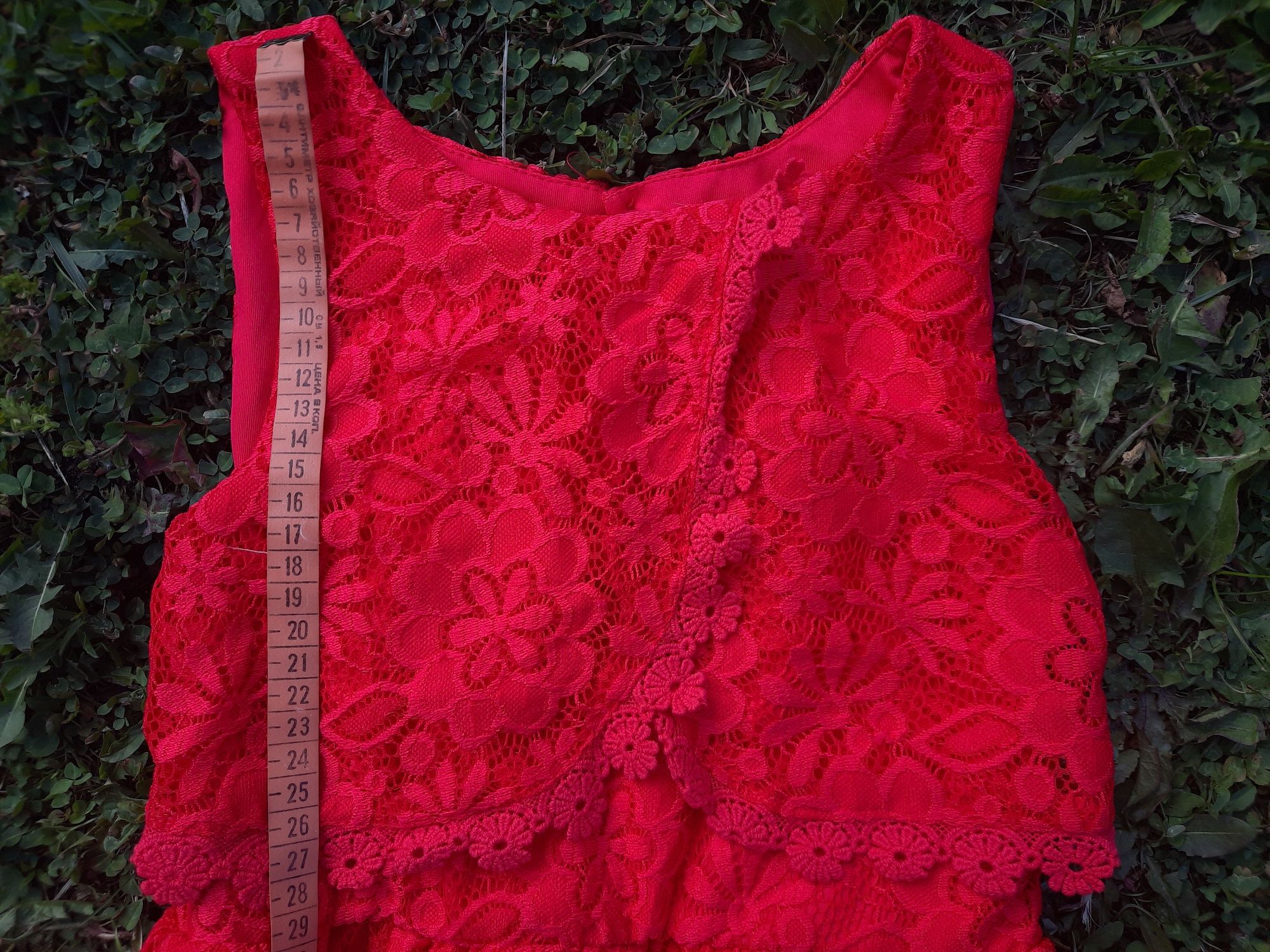 Rochie fete roșie 9ani