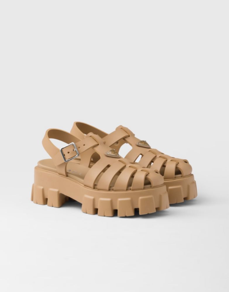 Обувки loafers Prada