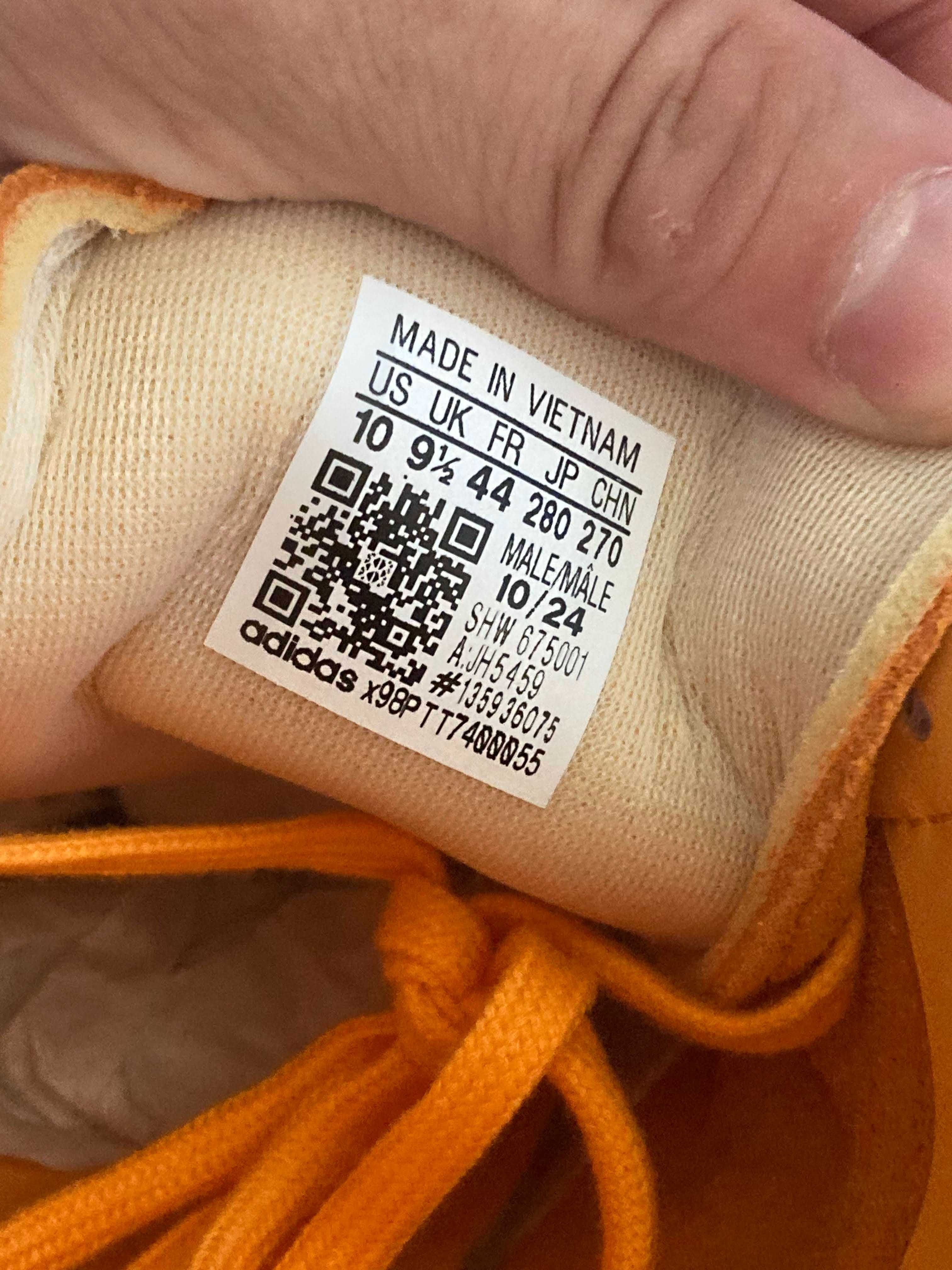 adidas Bermuda Real Gold Solar Orange