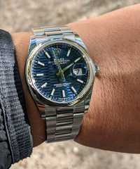 Rolex Oyster Perpetual DateJust 126200 blue fluted dial