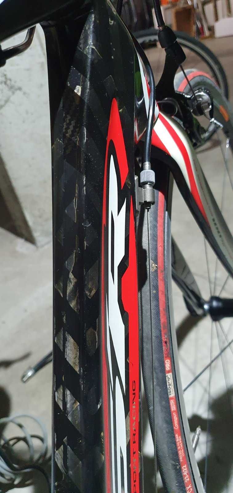 Шосеен велосипед карбон NSR 28", монтаж campagnolo record titanium