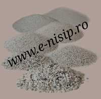 Nisip cuart sablare/filtrare apa/gazon artificial/tencuieli decorative