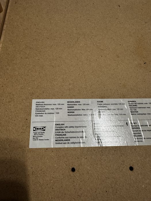 Vand Patut bebe lemn- Ikea