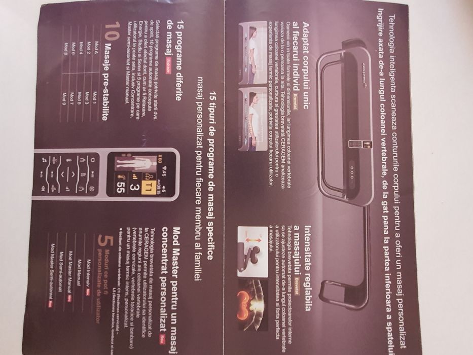 Dispozitiv medical de termomasaj încă în garanție