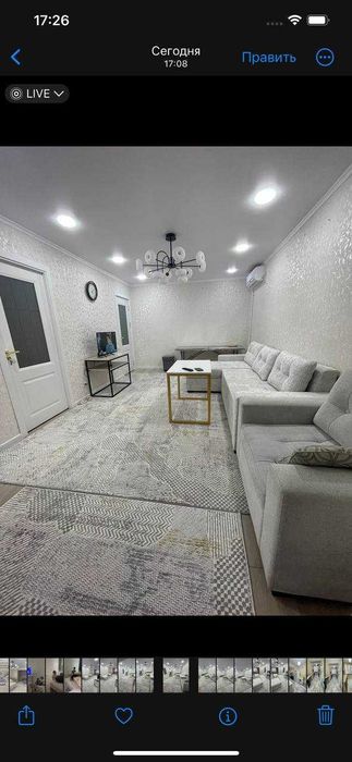 Чиланзар-6 Кв. 3 / 2 / 4 комнат. Кирпичный Дом. Евро. Ремонт.