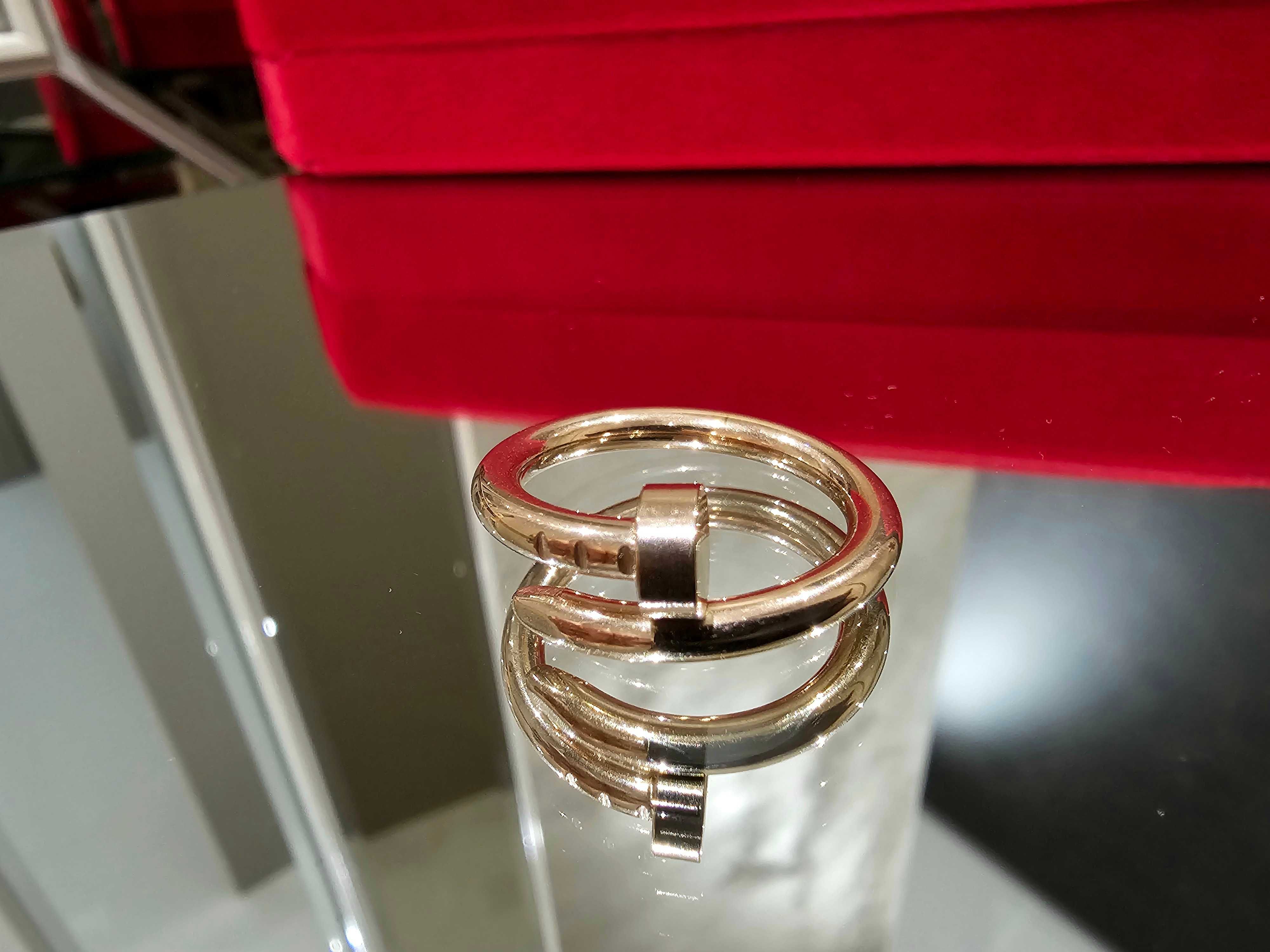 CARTIER Nail Juste un Clou Classic Rose Gold Пръстен Пирон