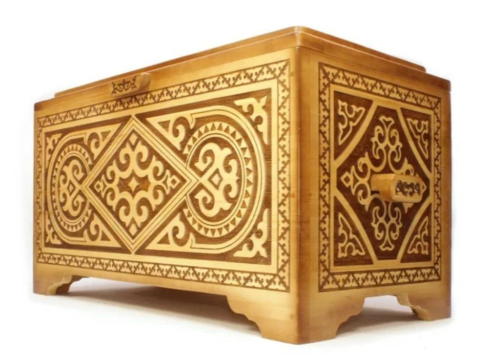 Сандық қазақша таза ағаштан