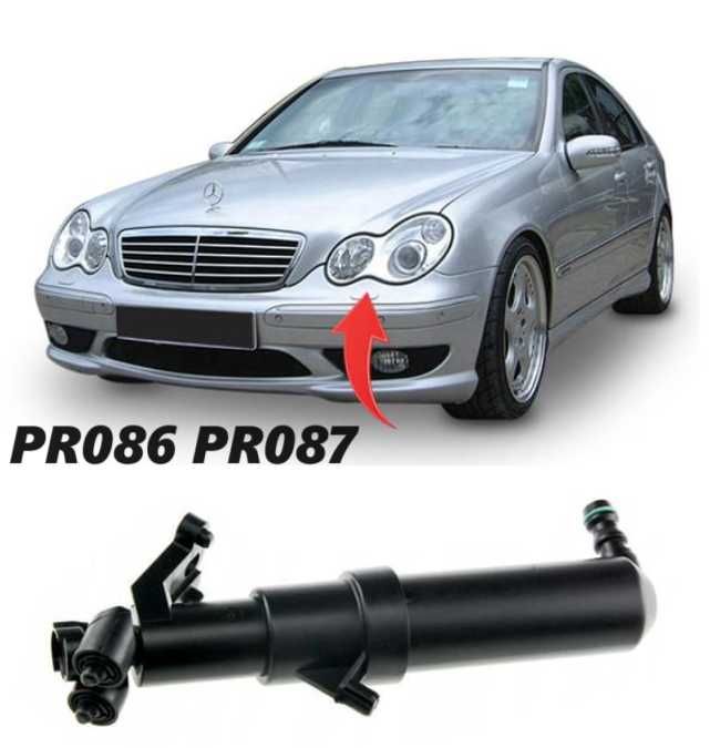 Лява/Дясна пръскалка фарове W203 C240 C280 C350 C32 C55 AMG В203 копче
