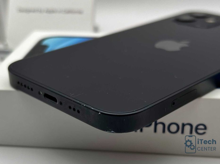 iPhone 12, 64GB, Black, 100% батерия, ОТЛИЧЕН, ГАРАНЦИЯ!