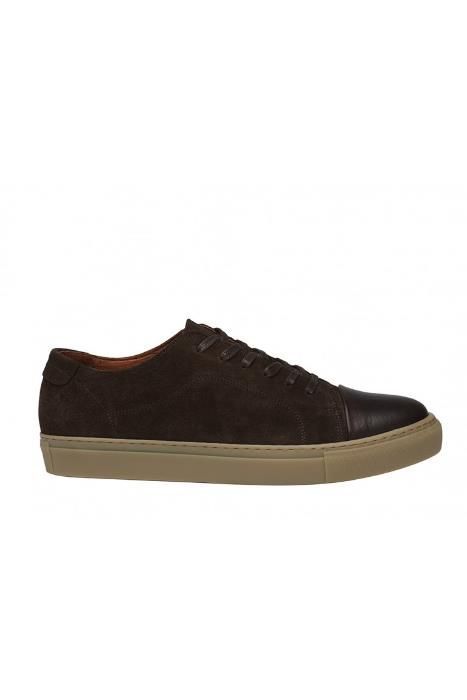 GARMENT PROJECT dark brown suede sneakers 100% piele