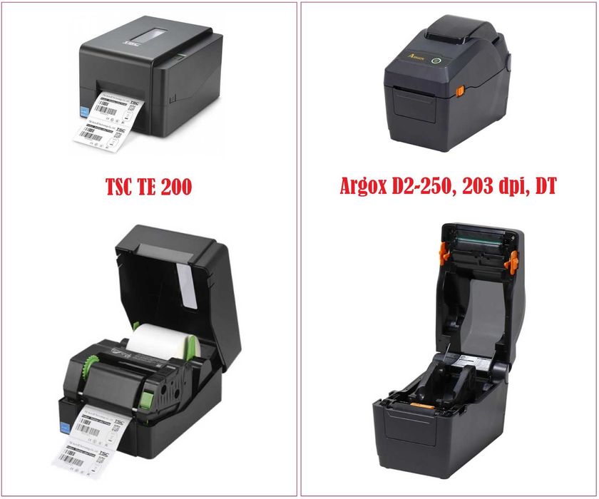 Принтеры для печати чеков, этикеток и штрих-кодов