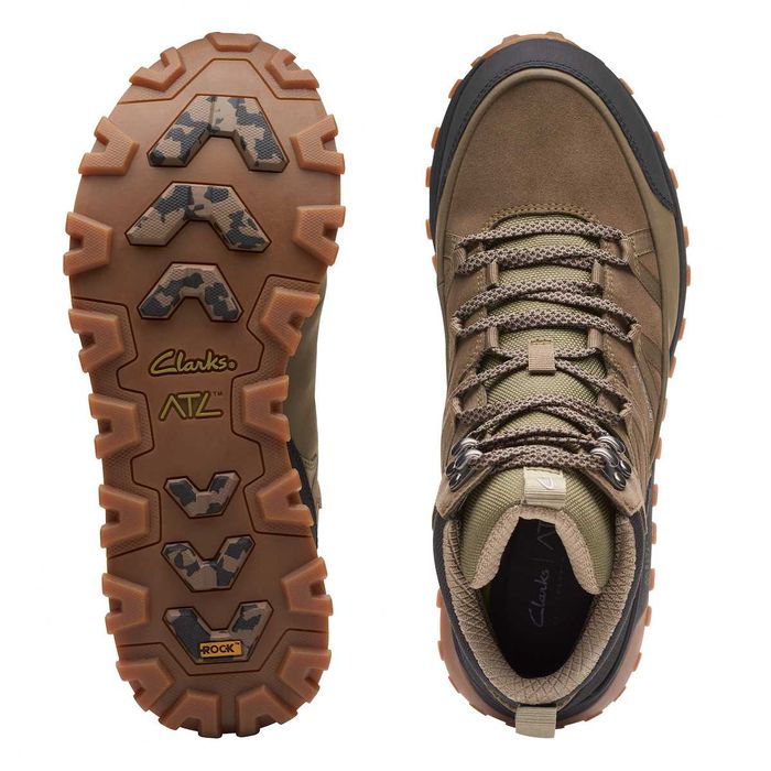 Ghete Clarks Atl Trek Rise Gtx Gore-tex Suede Kaki