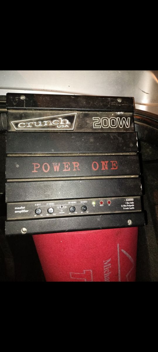 Subwoofer + amplificator