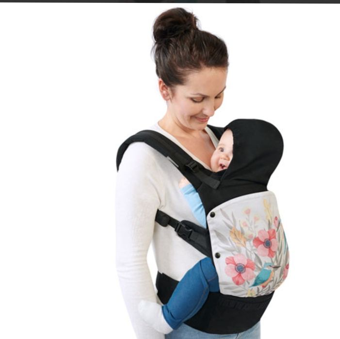 Marsupiu ergonomic HUGGY bird LIMITED EDITION