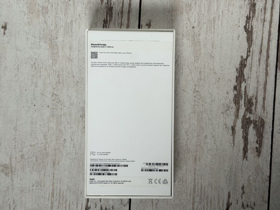 Iphone 15 Pro Max 256gb 86% Battery Health •eSIM•