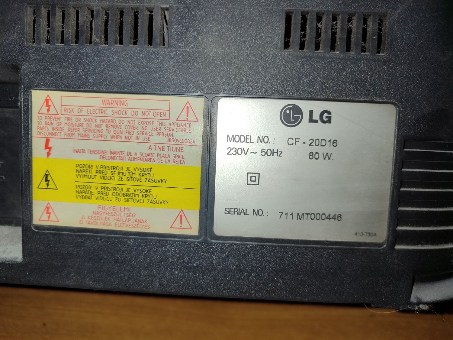 Телевизор LG, CF-20D16