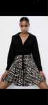 Fusta scurta Zara animal print XS noua cu eticheta