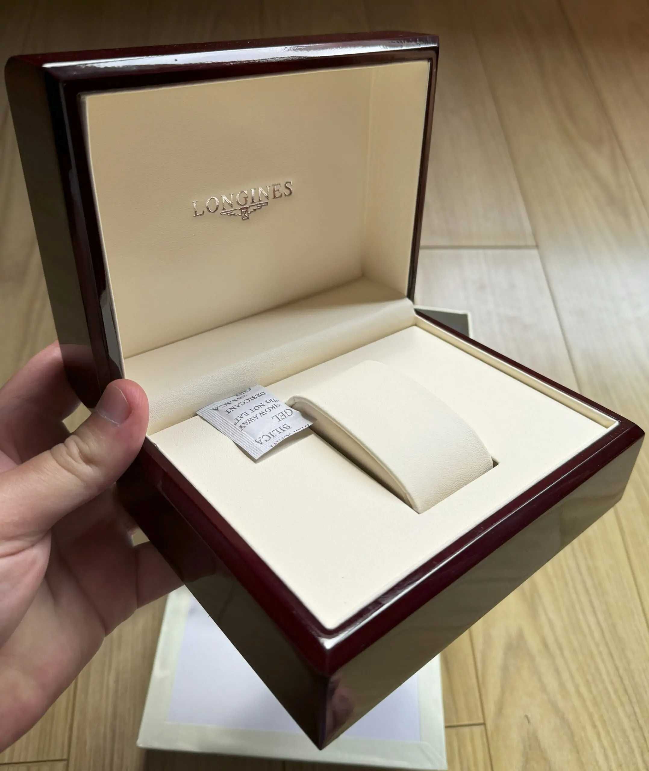 Cutie ceas Longines calitate ridicata din lemn
